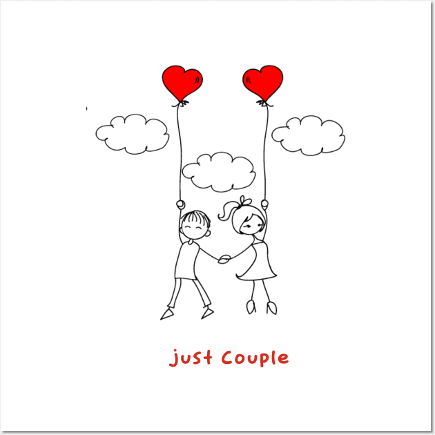 Just Couple fly Wall Art by nasib